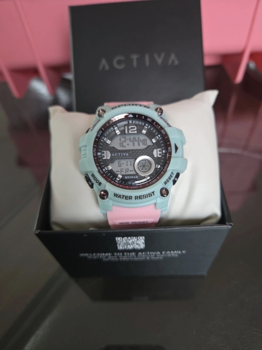ACW533-003 ACTIVA By Invicta Digital Sport Watch - Blue & Pink 46mm